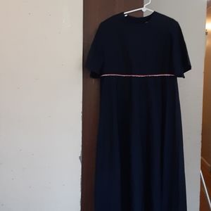 Poppy long blue casual / lounge dress sz 14